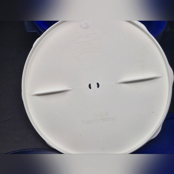 Tupperware Cobalt Blue Smart Multi Cooker Microwave Steamer - Picture 5 of 13